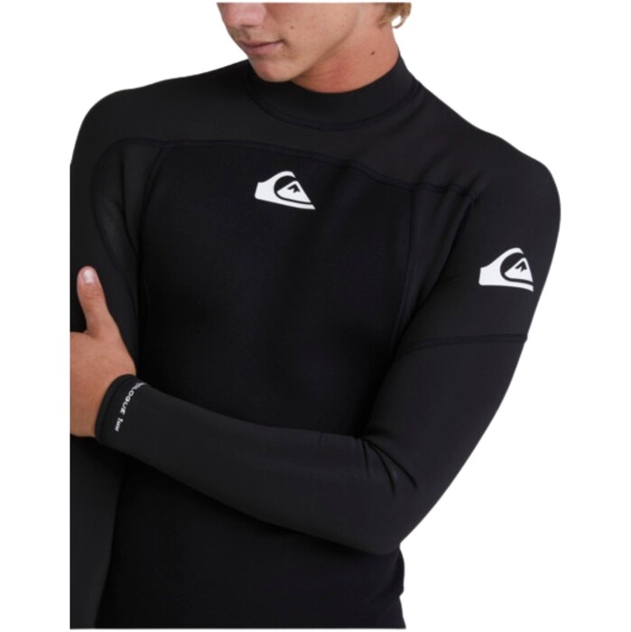 2024 Quiksilver Mens Prologue 1mm Long Sleeve Neoprene Top EQYW803048 - Black